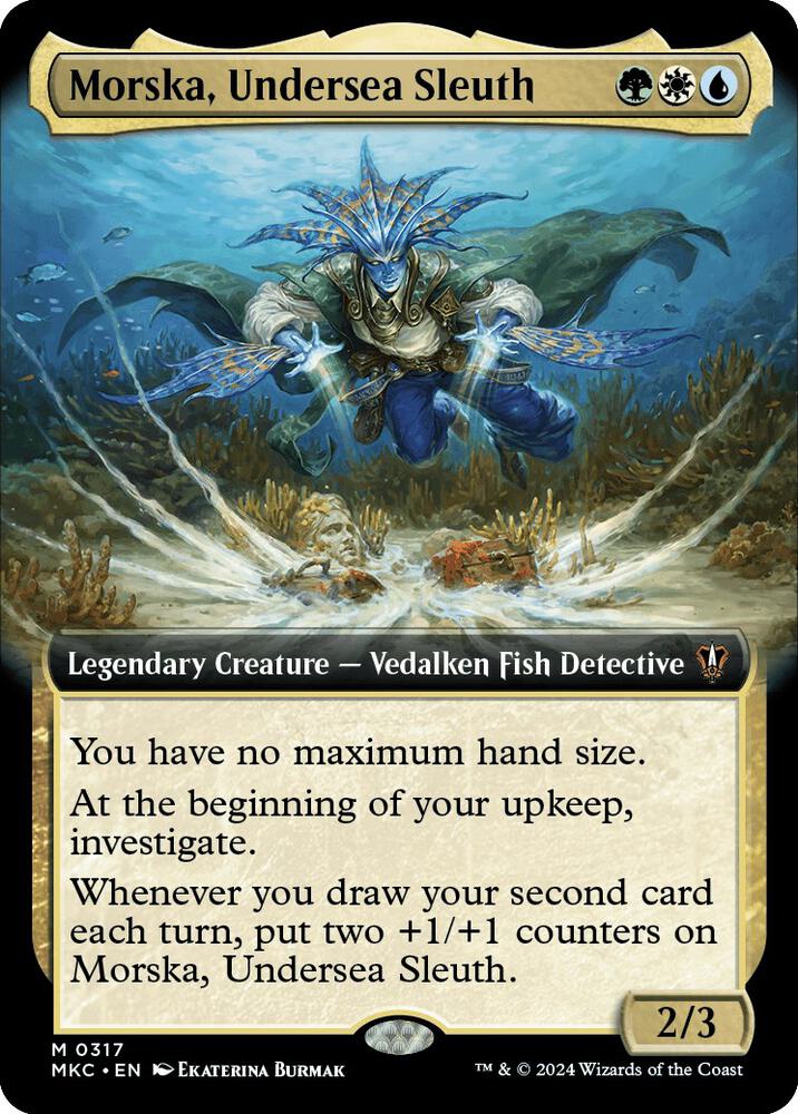 Morska, Undersea Sleuth (Extended Art) [Commander: Murders at Karlov Manor] 317
