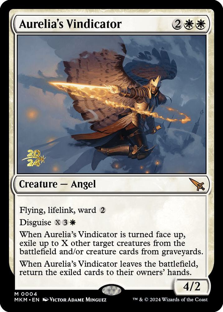 Aurelia's Vindicator [Prerelease Cards] 4