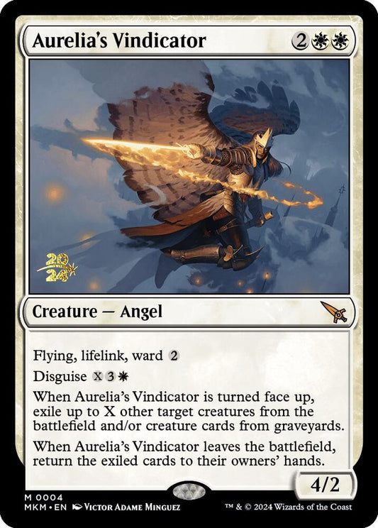Aurelia's Vindicator [Prerelease Cards] 4
