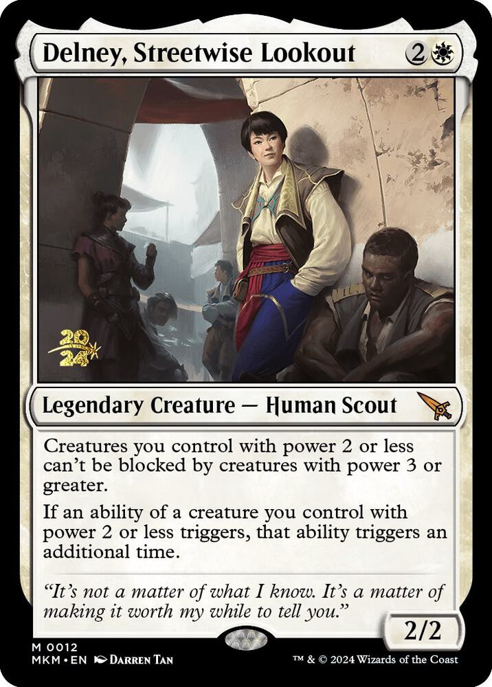 Delney, Streetwise Lookout [Prerelease Cards] 12