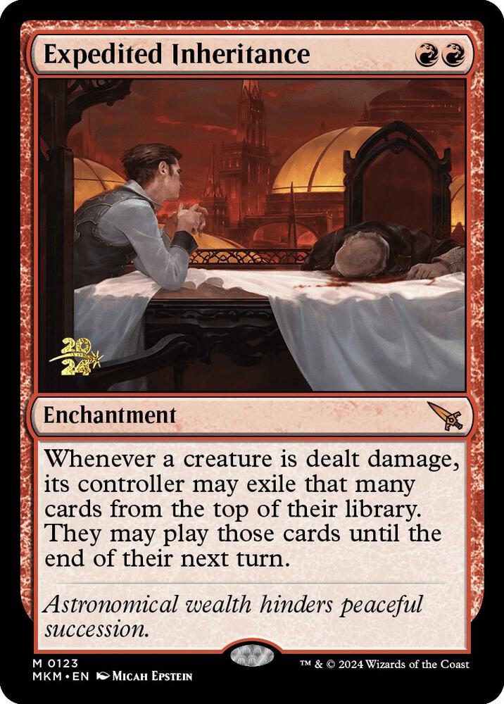 Expedited Inheritance [Prerelease Cards] 123