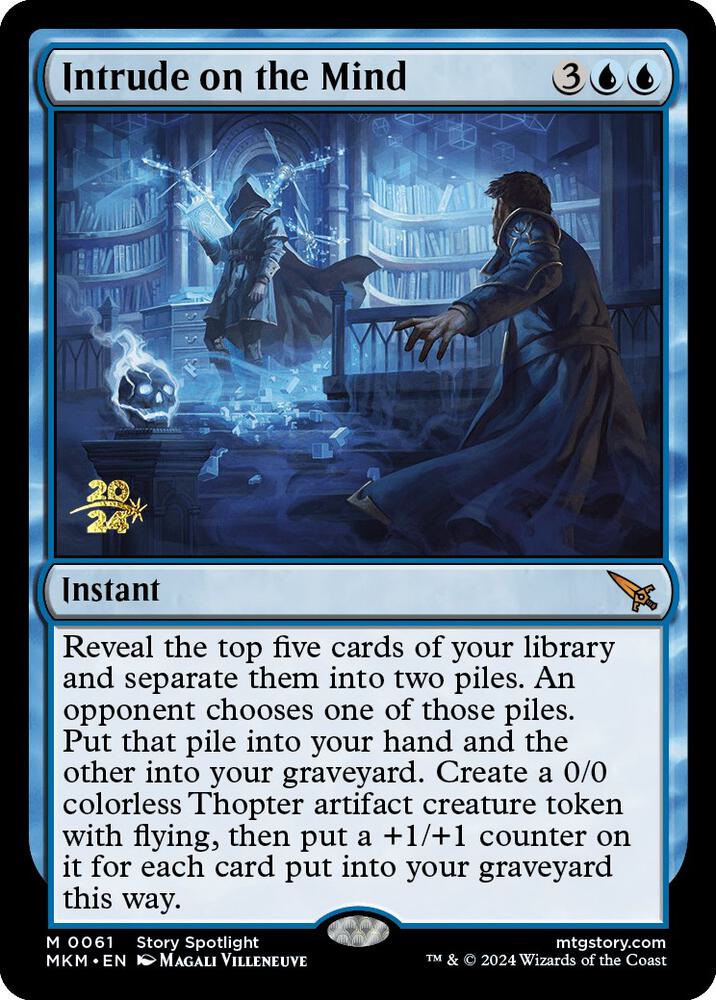 Intrude on the Mind [Prerelease Cards] 61