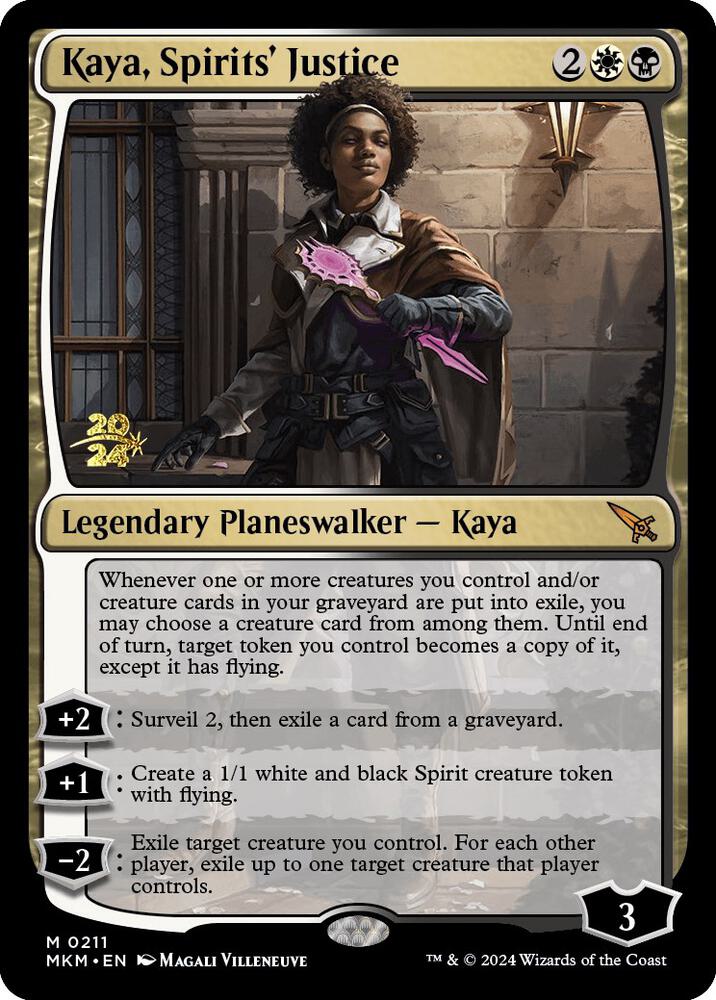 Kaya, Spirits' Justice [Prerelease Cards] 211