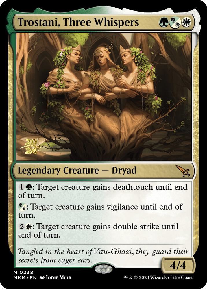 Trostani, Three Whispers [Prerelease Cards] 238