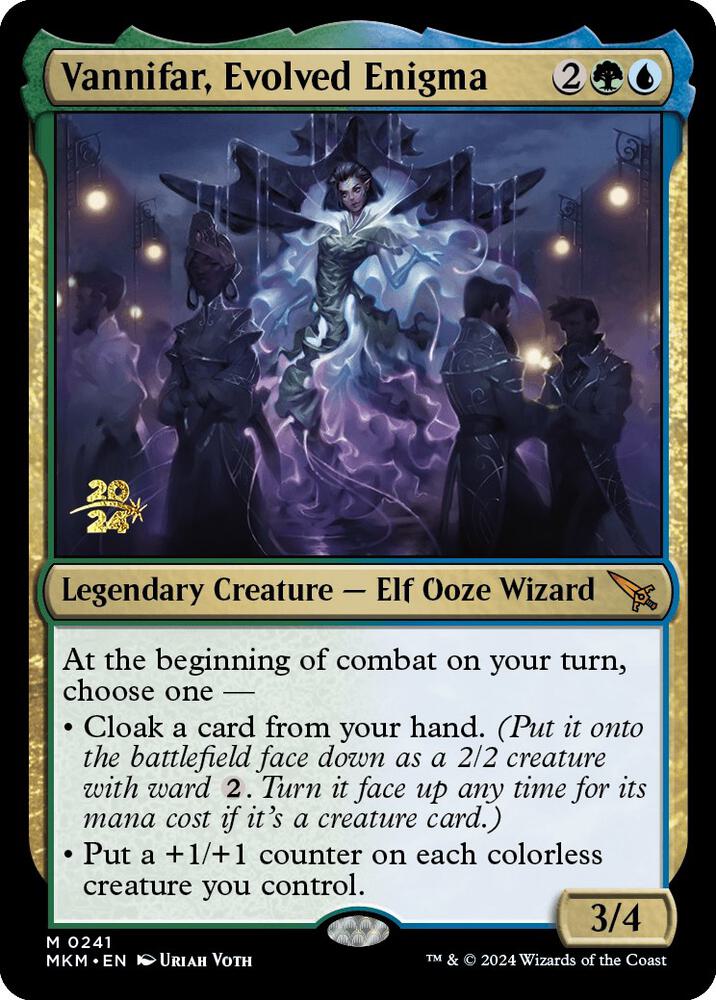 Vannifar, Evolved Enigma [Prerelease Cards] 241