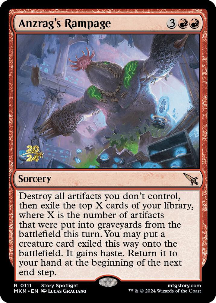 Anzrag's Rampage [Prerelease Cards] 111