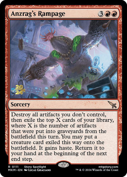 Anzrag's Rampage [Prerelease Cards] 111