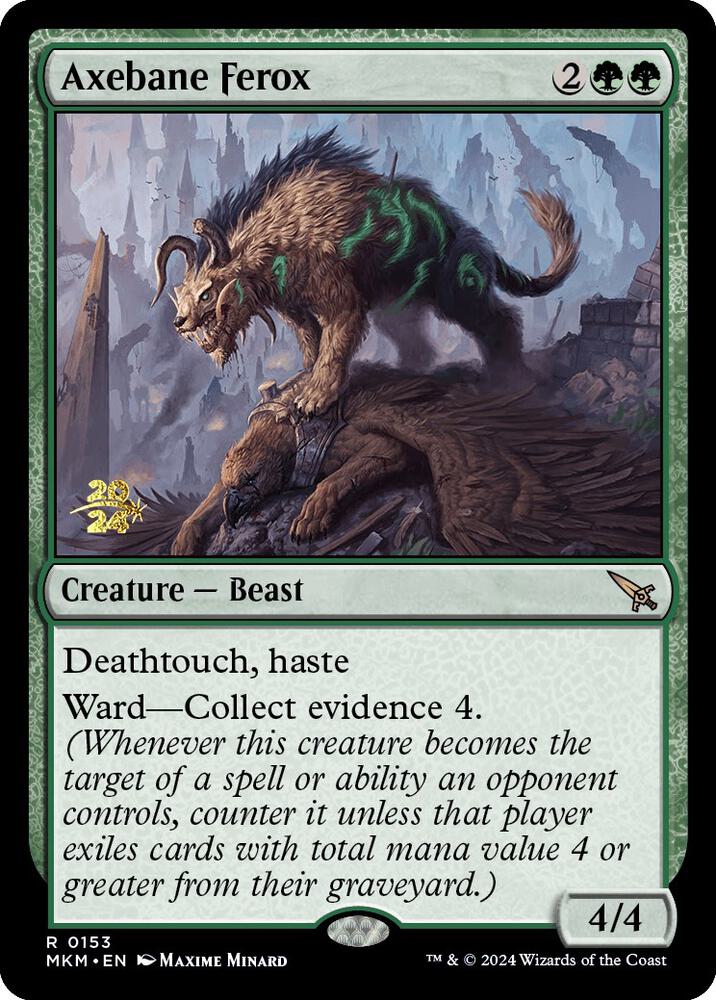 Axebane Ferox [Prerelease Cards] 153