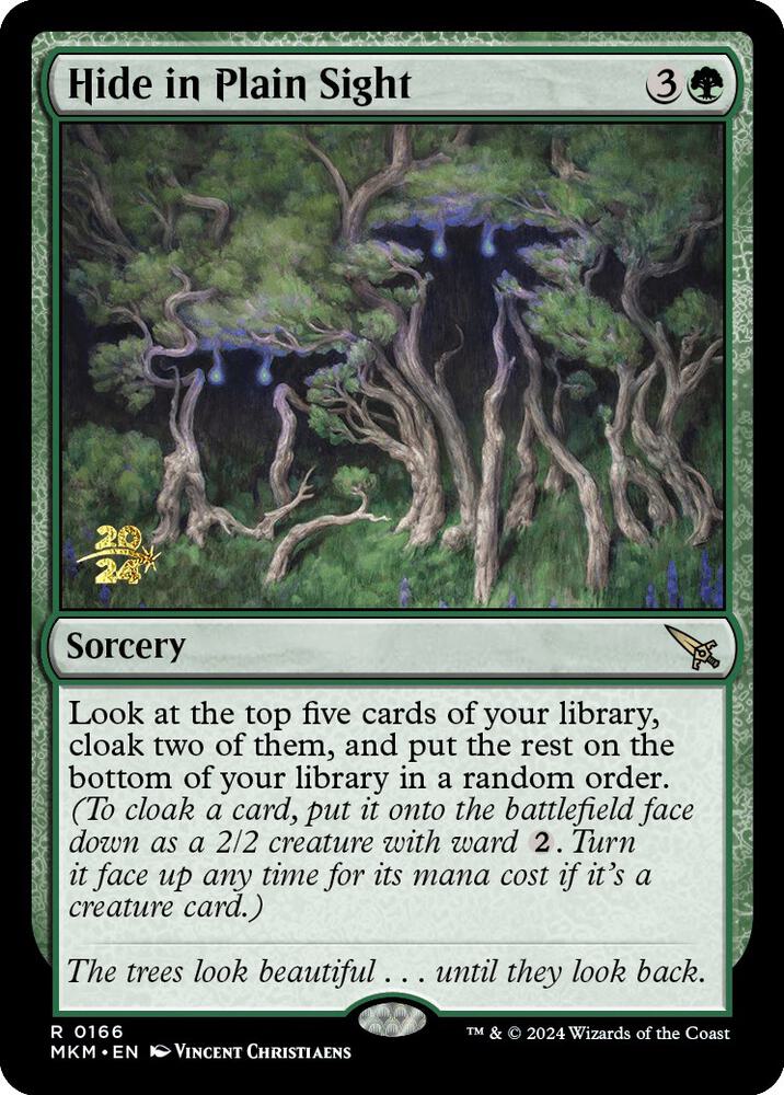 Hide in Plain Sight [Prerelease Cards] 166