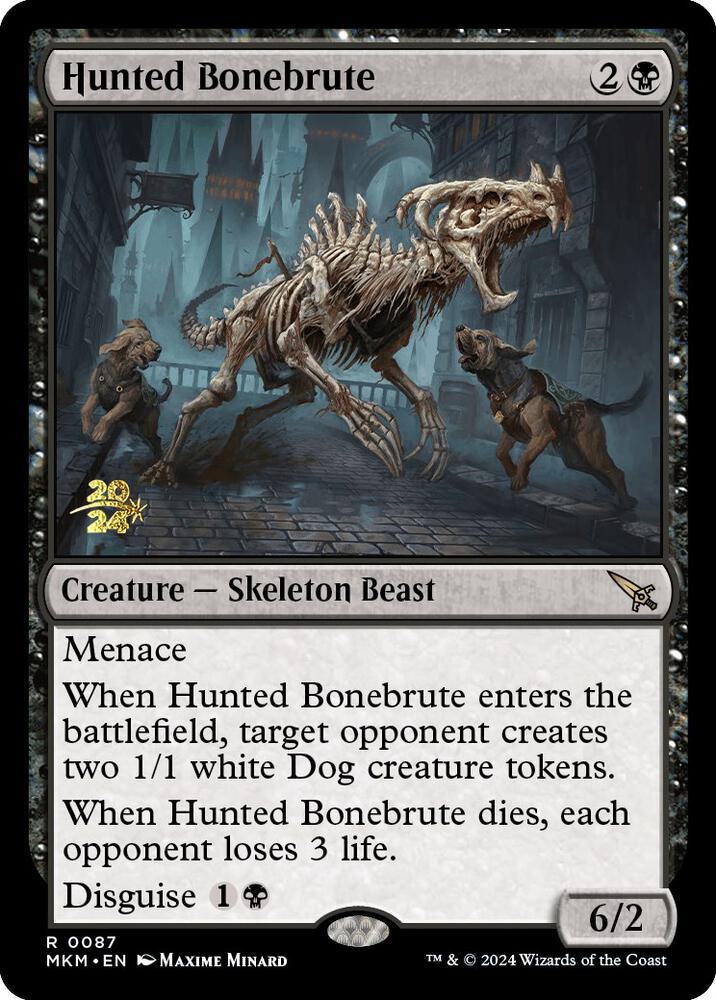 Hunted Bonebrute [Prerelease Cards] 87
