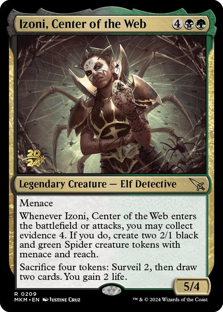 Izoni, Center of the Web [Prerelease Cards] 209