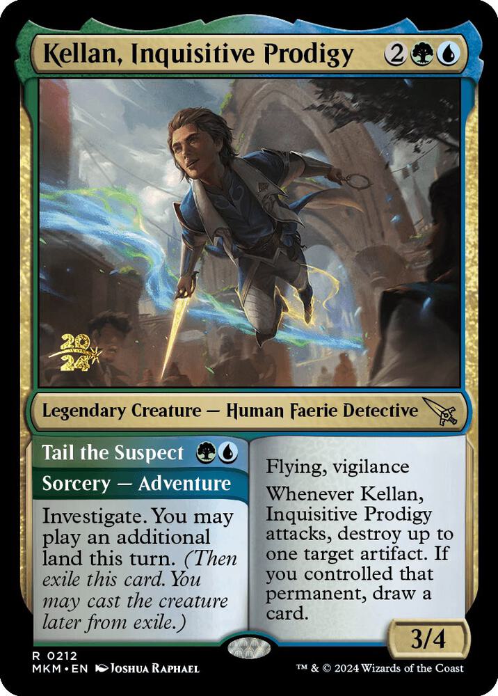 Kellan, Inquisitive Prodigy [Prerelease Cards] 212