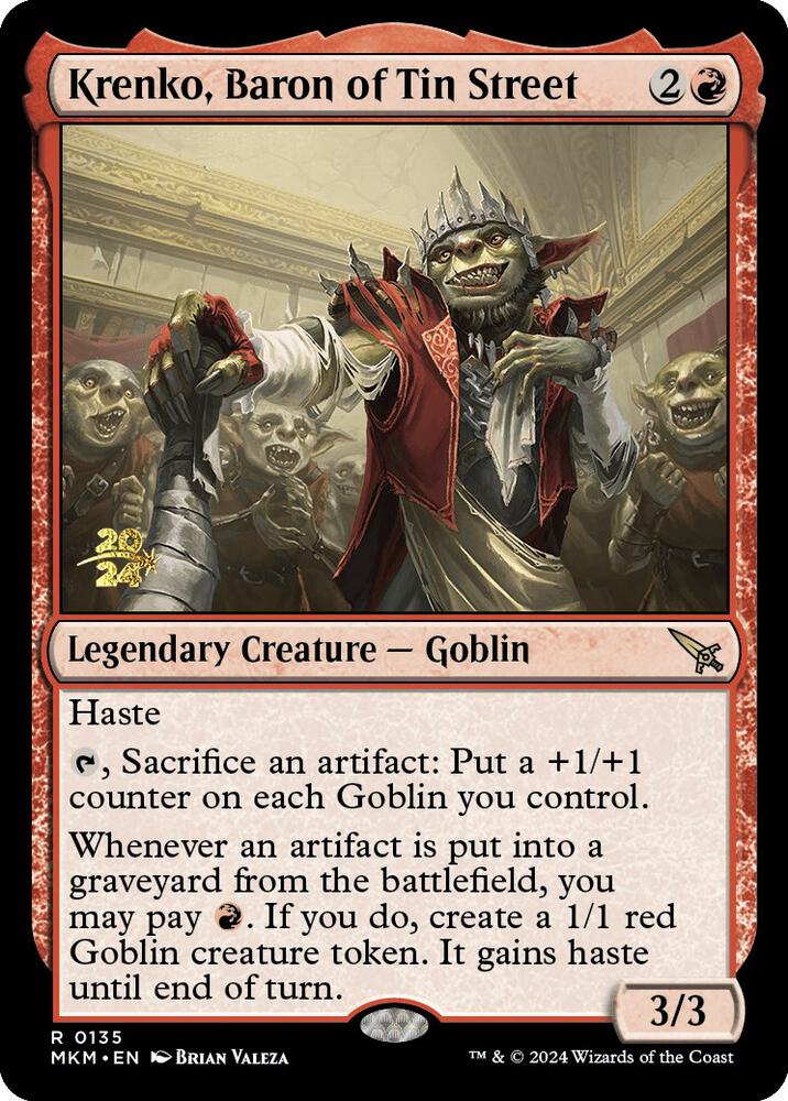 Krenko, Baron of Tin Street [Prerelease Cards] 135
