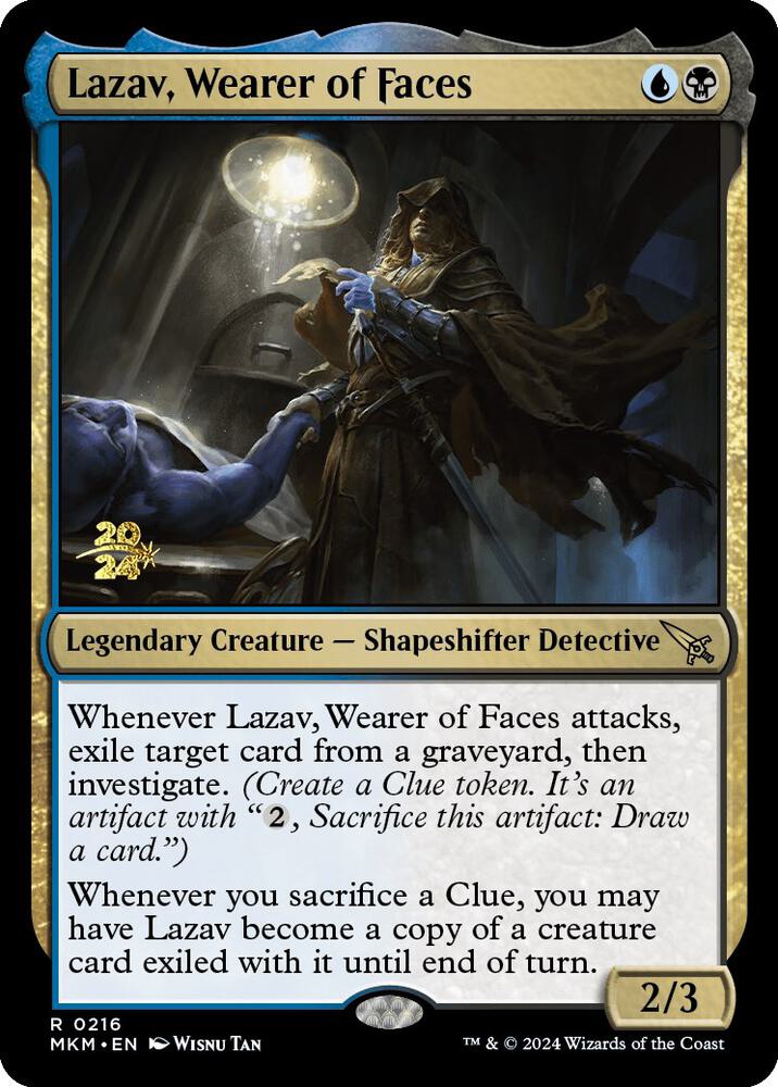 Lazav, Wearer of Faces [Prerelease Cards] 216