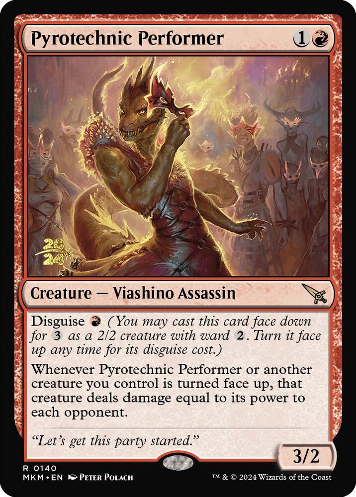 Pyrotechnic Performer [Prerelease Cards] 140