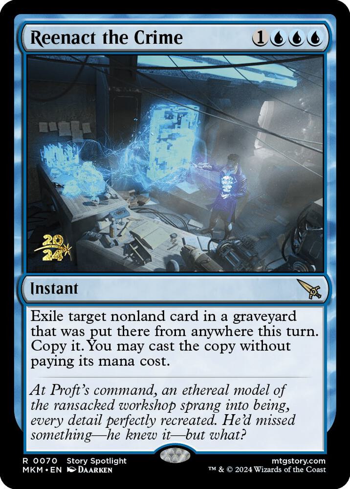 Reenact the Crime [Prerelease Cards] 70