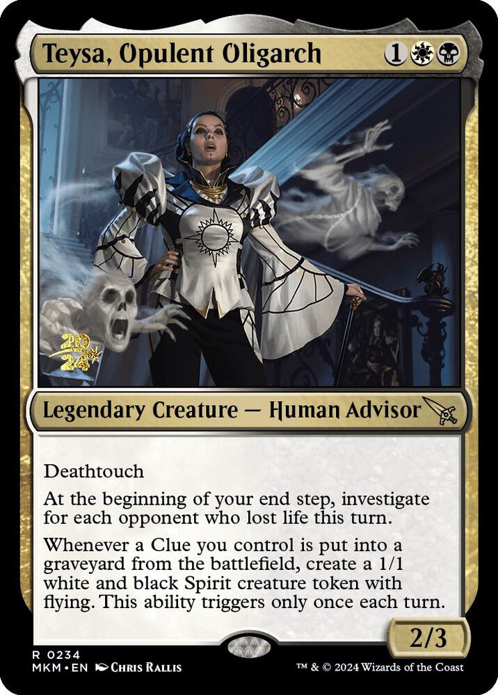 Teysa, Opulent Oligarch [Prerelease Cards] 234