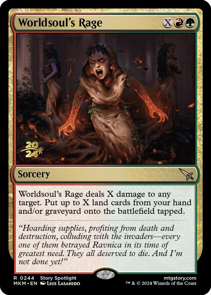 Worldsoul's Rage [Prerelease Cards] 244