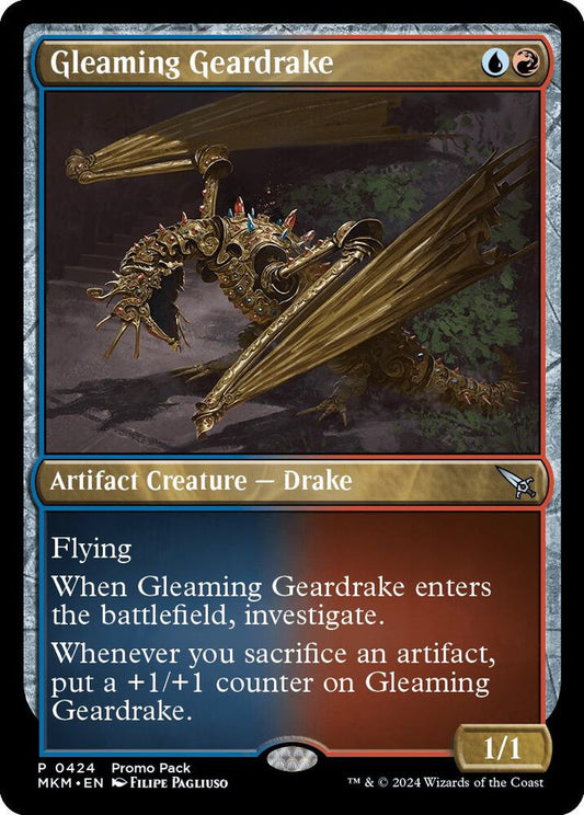Gleaming Geardrake [Promo Pack: Murders at Karlov Manor] 424