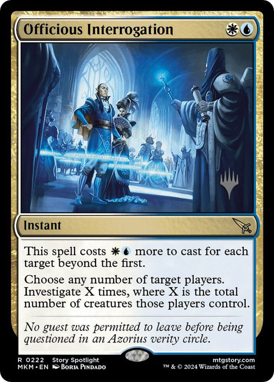 Officious Interrogation [Promo Pack: Murders at Karlov Manor] 222