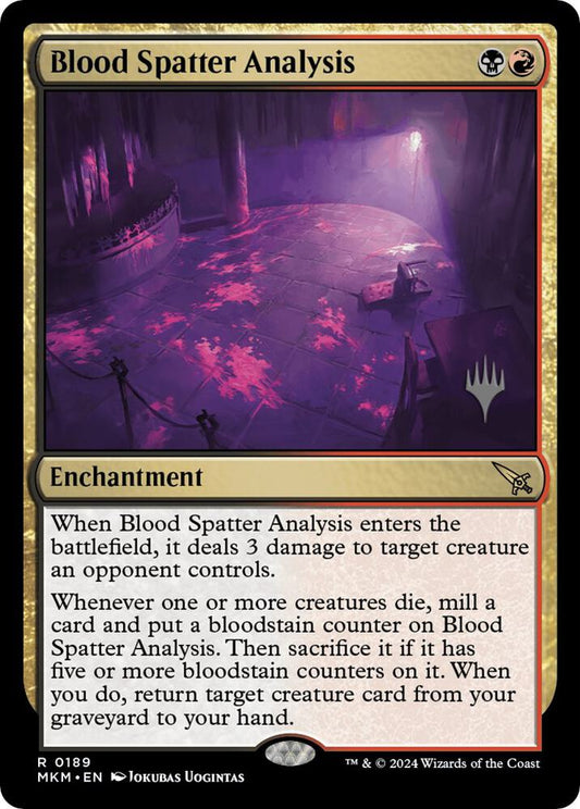 Blood Spatter Analysis [Promo Pack: Murders at Karlov Manor] 189