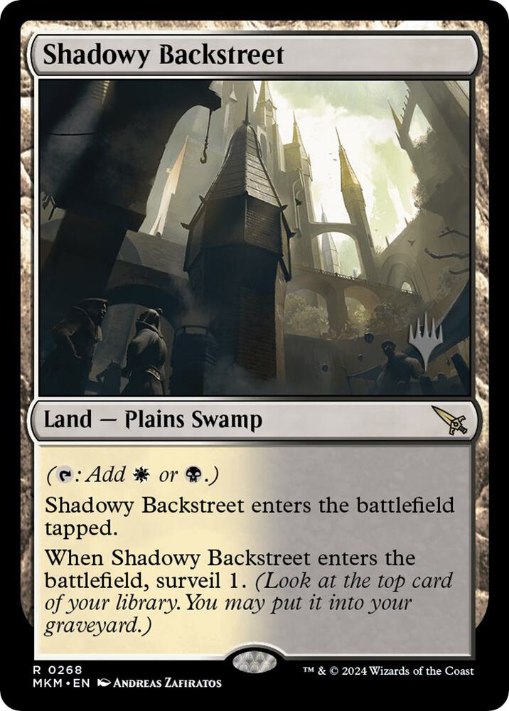 Shadowy Backstreet [Promo Pack: Murders at Karlov Manor] 268