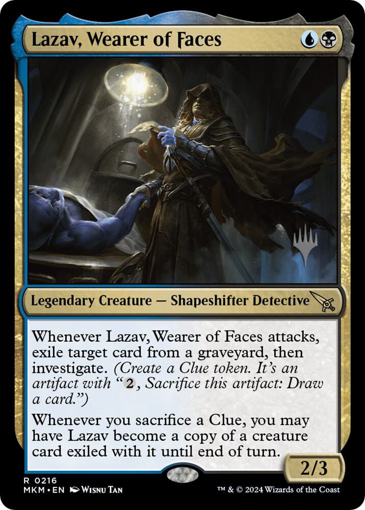 Lazav, Wearer of Faces [Promo Pack: Murders at Karlov Manor] 216