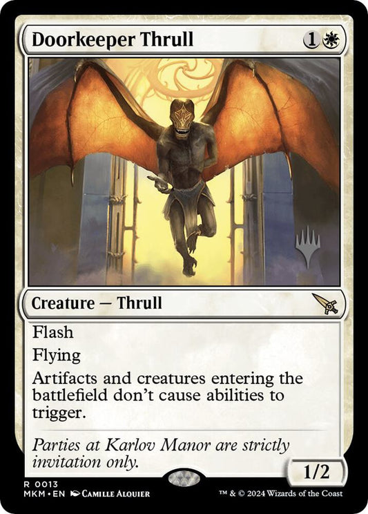 Doorkeeper Thrull [Promo Pack: Murders at Karlov Manor] 13