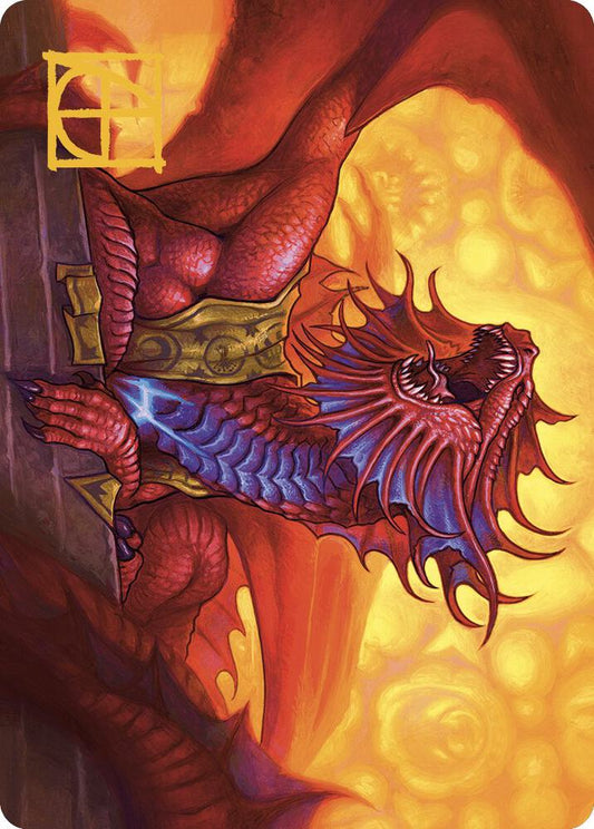 Niv-Mizzet, Guildpact Art Card (44/49) (Gold-Stamped Signature) [Art Series: Murders at Karlov Manor] 44