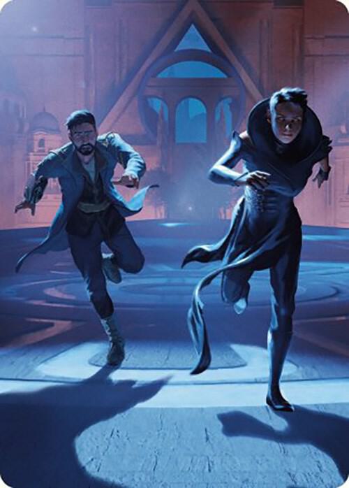 Unauthorized Exit Art Card [Art Series: Murders at Karlov Manor] 30