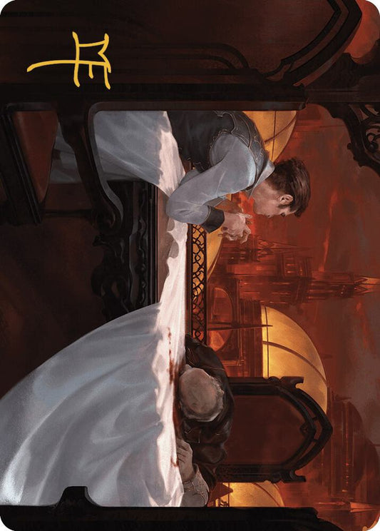 Expedited Inheritance Art Card (Gold-Stamped Signature) [Art Series: Murders at Karlov Manor] 12