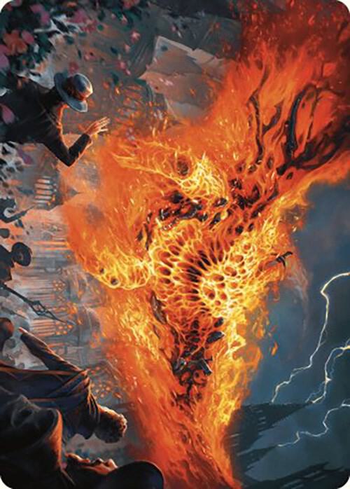 Havoc Eater Art Card [Art Series: Murders at Karlov Manor] 48