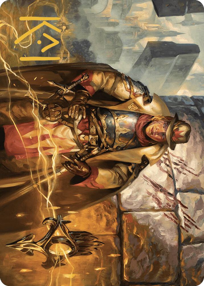 Tenth District Hero Art Card (Gold-Stamped Signature) [Art Series: Murders at Karlov Manor] 4