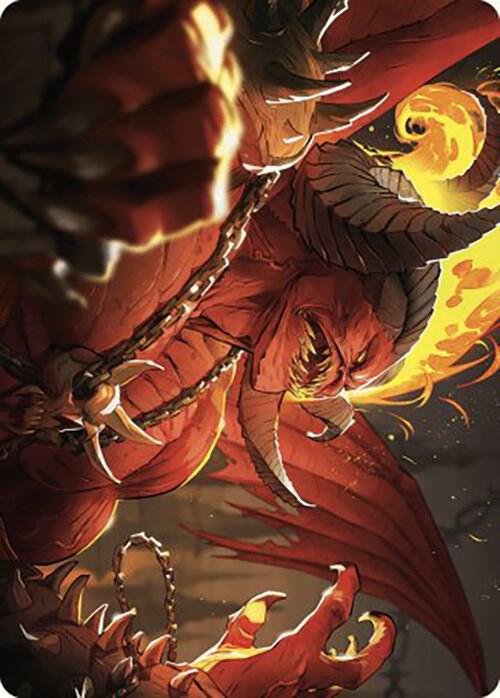 Rakdos, Patron of Chaos Art Card (45/49) [Art Series: Murders at Karlov Manor] 45