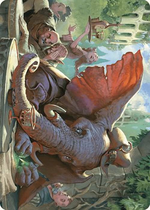 Loxodon Eavesdropper Art Card [Art Series: Murders at Karlov Manor] 15