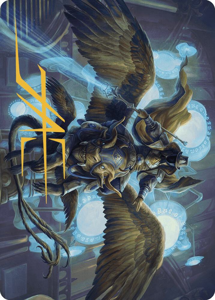 Ezrim, Agency Chief Art Card (Gold-Stamped Signature) [Art Series: Murders at Karlov Manor] 20