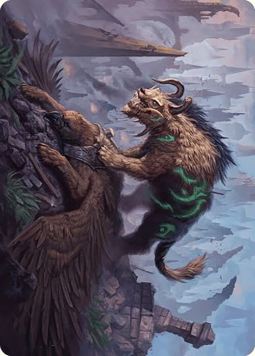 Axebane Ferox Art Card [Art Series: Murders at Karlov Manor] 13