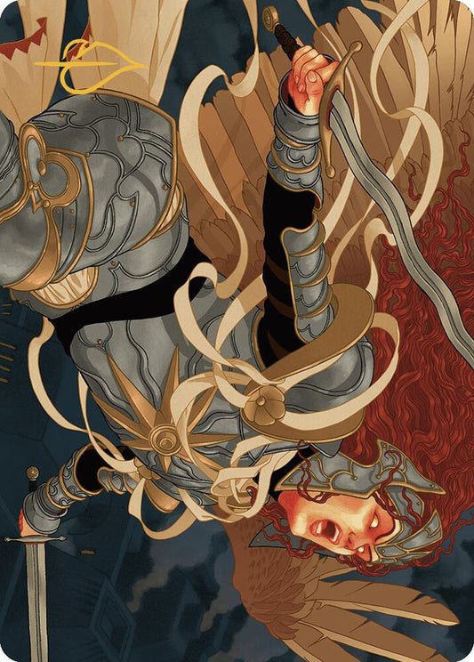 Aurelia, the Law Above Art Card (41/49) (Gold-Stamped Signature) [Art Series: Murders at Karlov Manor] 41