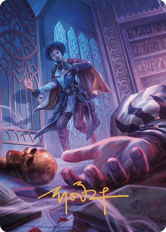 Deadly Complication Art Card (Gold-Stamped Signature) [Art Series: Murders at Karlov Manor] 33