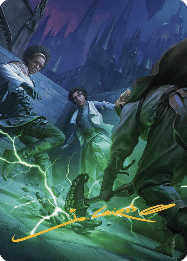 Fanatical Strength Art Card (Gold-Stamped Signature) [Art Series: Murders at Karlov Manor] 32