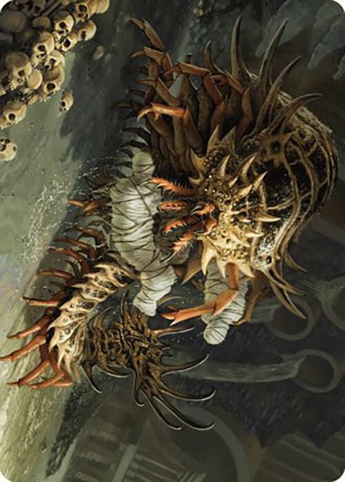 Rot Farm Mortipede Art Card [Art Series: Murders at Karlov Manor] 10