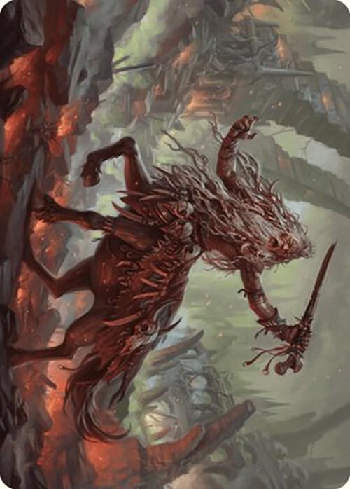 Yarus, Roar of the Old Gods Art Card (24/49) [Art Series: Murders at Karlov Manor] 24