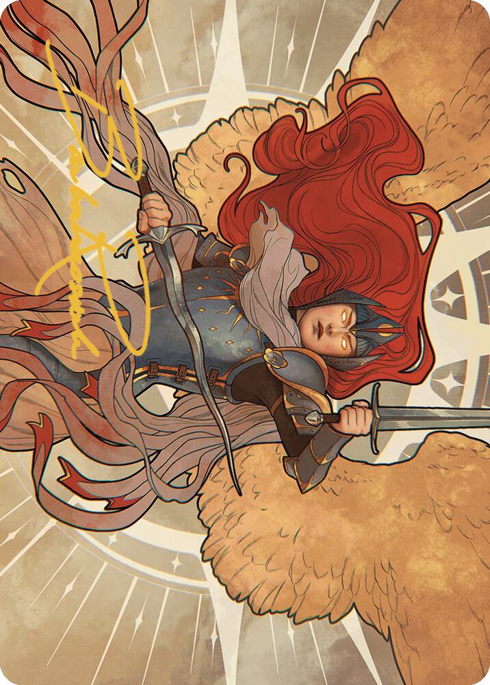 Aurelia, the Law Above Art Card (36/49) (Gold-Stamped Signature) [Art Series: Murders at Karlov Manor] 36