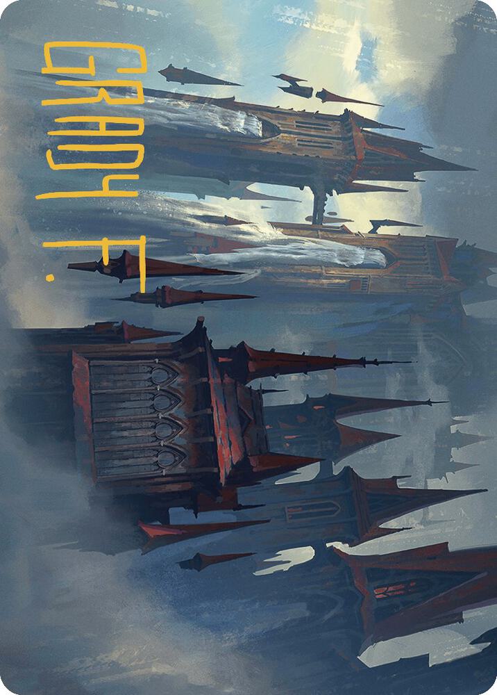 Thundering Falls Art Card (Gold-Stamped Signature) [Art Series: Murders at Karlov Manor] 27