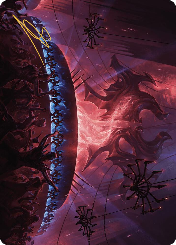 Raucous Theater Art Card (Gold-Stamped Signature) [Art Series: Murders at Karlov Manor] 26