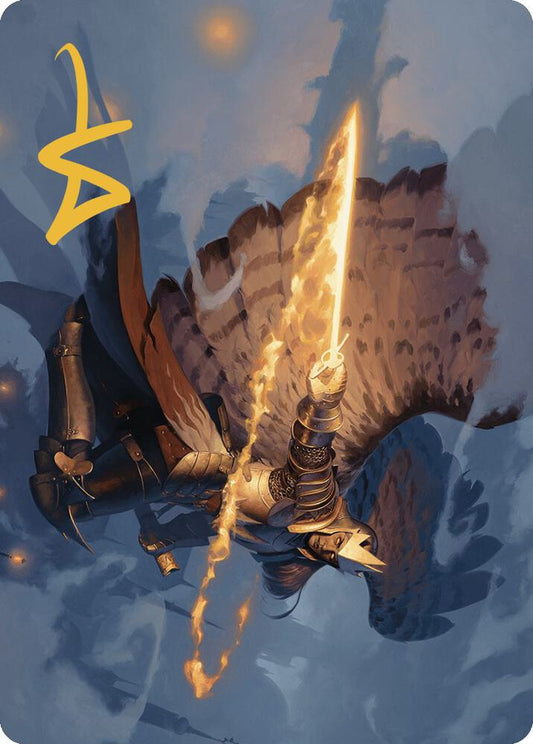 Aurelia's Vindicator Art Card (Gold-Stamped Signature) [Art Series: Murders at Karlov Manor] 1