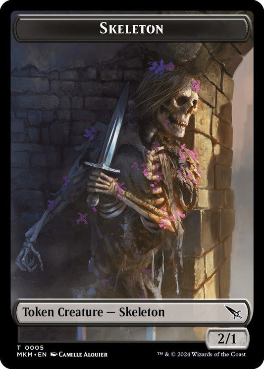 Skeleton Token [Murders at Karlov Manor] 5