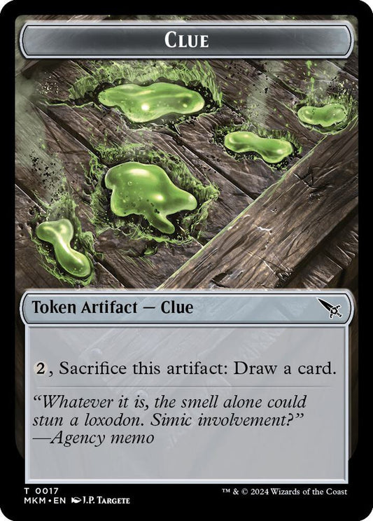 Clue (0017) // A 0044 Double-Sided Token [Murders at Karlov Manor] 17 // 44