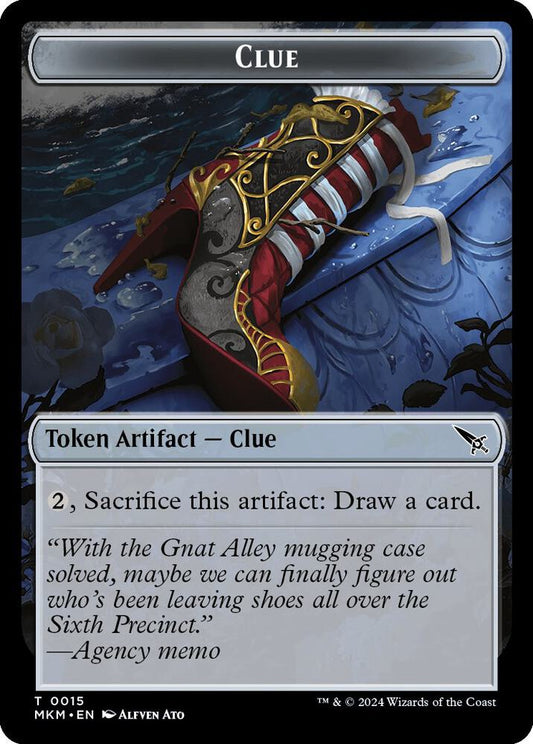 Clue (0015) // A 0042 Double-Sided Token [Murders at Karlov Manor] 15 // 42