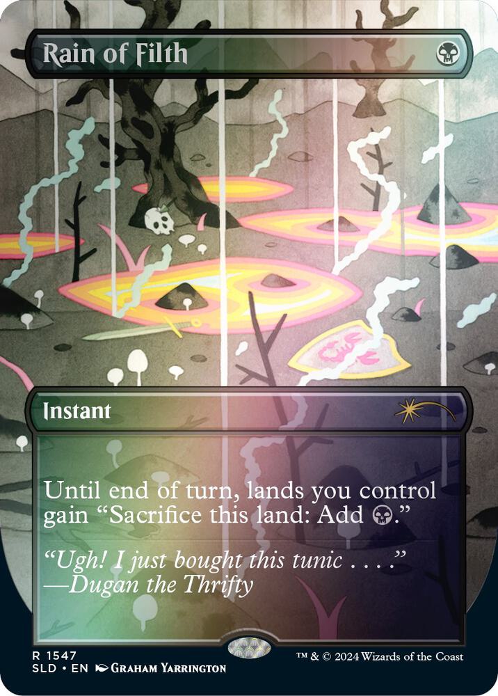 Rain of Filth (Rainbow Foil) [Secret Lair Drop Series] 1547